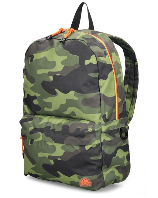 Mochila de sarga técnica con estampado Sundek de hombre de color Verde |  Lyst