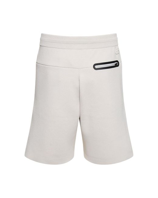 ALPHATAURI White Posos Drawstring Shorts for men