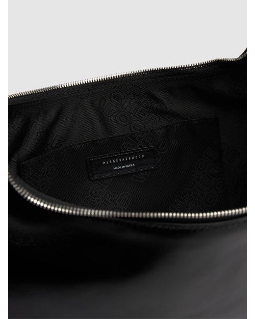 MARGE SHERWOOD Black Große Hobotasche Aus Leder