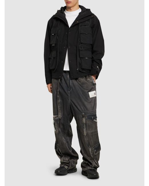 Pantalones cargo de sarga Maison Mihara Yasuhiro de hombre de color Gray