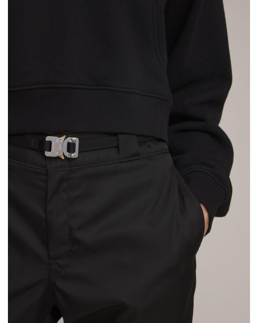 1017 ALYX 9SM Small Rollercoaster Buckle Belt in White | Lyst UK