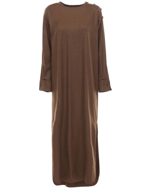 max mara wool flannel dress