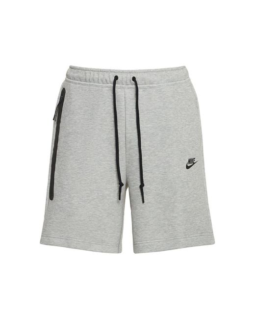 Short en tech fleece Nike pour homme en coloris Gray