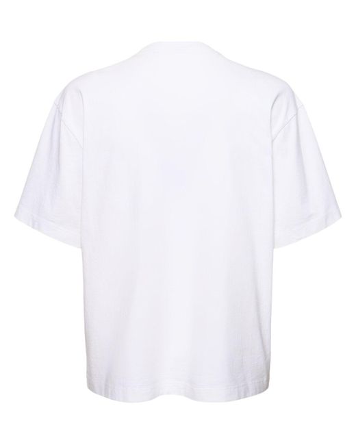 Camiseta essentials de algodón Axel Arigato de hombre de color White