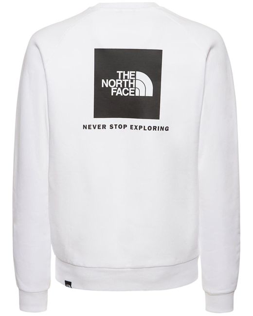 Sweat-shirt raglan redbox crew The North Face pour homme en coloris Blanc |  Lyst