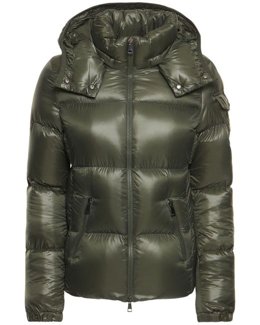 Moncler Synthetic Fourmine Nylon Down Jacket in Olive Green (Green) | Lyst