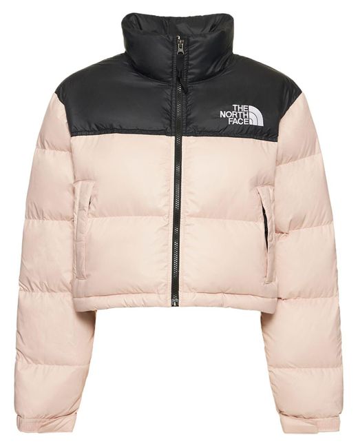 The North Face Multicolor Nuptse Cropped Down Jacket