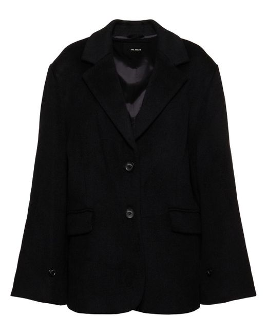 Axel Arigato Black Sai Wool Blend Blazer