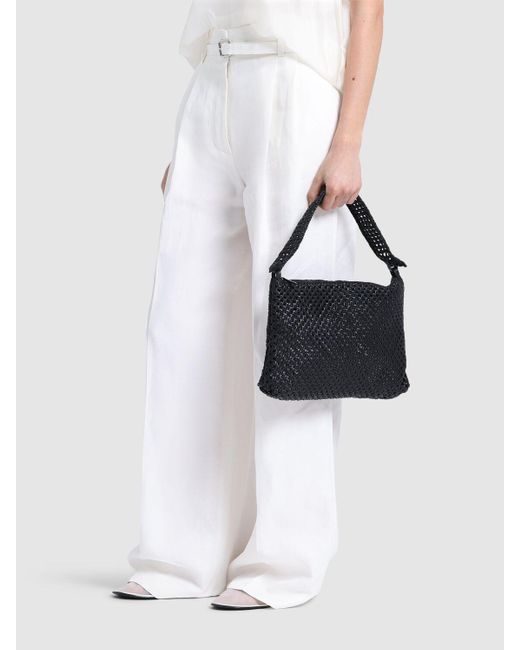 Borsa in pelle macramé di St. Agni in Black