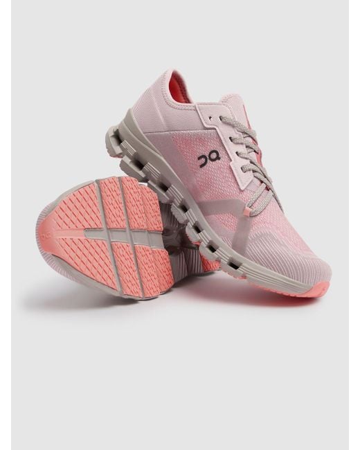 On Shoes Pink Damen Sneakers „Cloud X 4 Ad“ Mauve/Salm