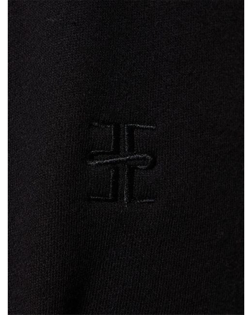 ÉTERNE Black Trainingshose Aus Baumwollmischung