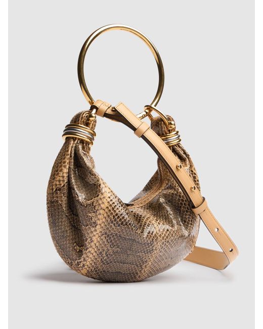 Chloé Bracelet Python レザーバッグ Natural