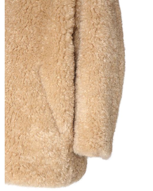 Isabel Marant Natural Carolina Furry Coat