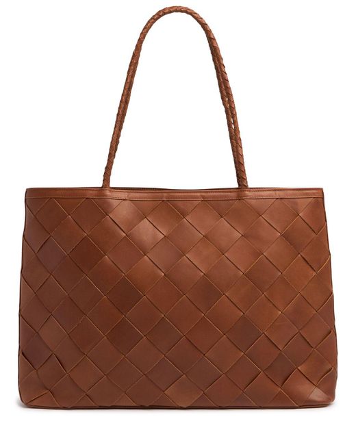 Bembien Gabrielle Leather Tote Bag in Brown | Lyst