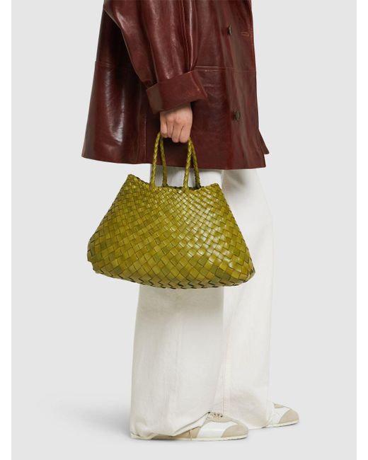 Dragon Diffusion Santa Croce レザーショルダーバッグ Green