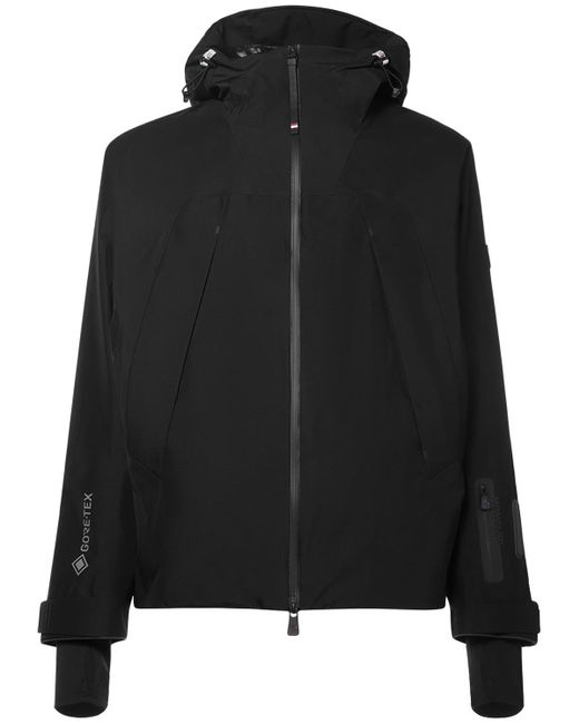 3 MONCLER GRENOBLE Black Lapaz Gore-tex Nylon Ski Jacket for men