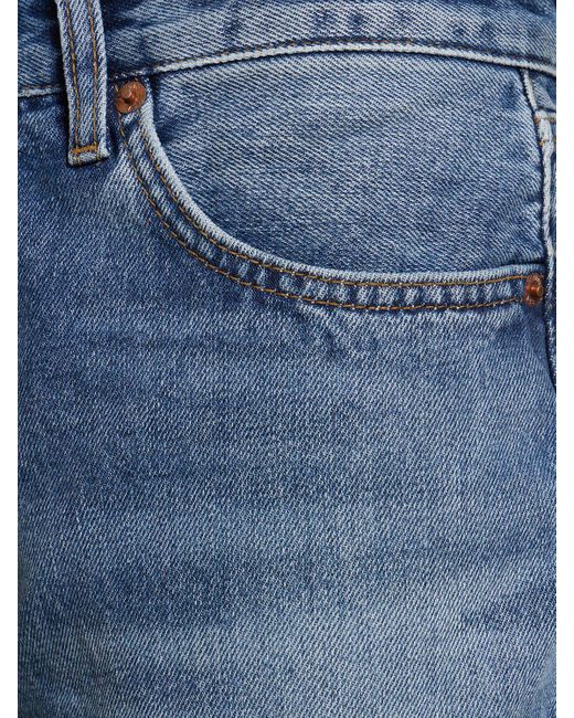 Re/done Blue Easy Straight Cotton Denim Jeans