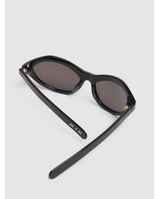 FLATLIST EYEWEAR Black Akiwa Acetate Sunglasses W/gradient Lens
