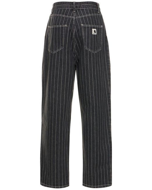 Carhartt Blue Orlean Striped Denim Pants