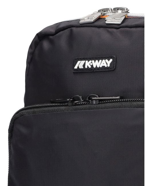 K-Way Black Erloy Crossbody Bag for men