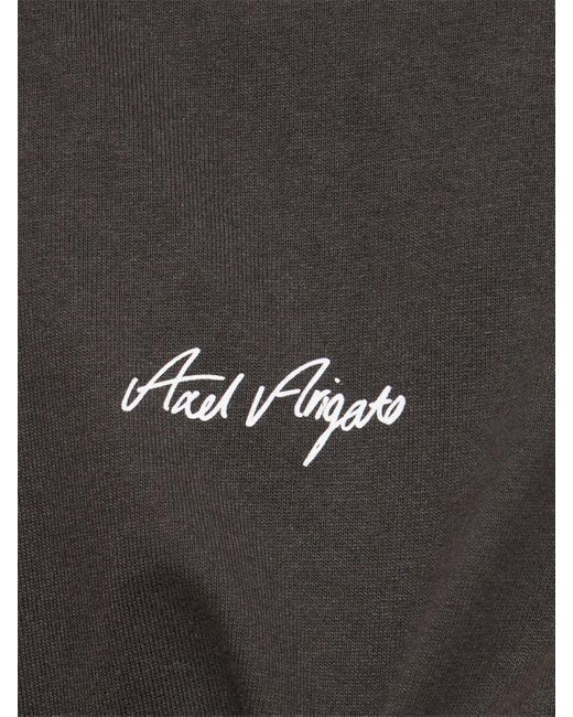 Camiseta sketch de algodón Axel Arigato de hombre de color Black