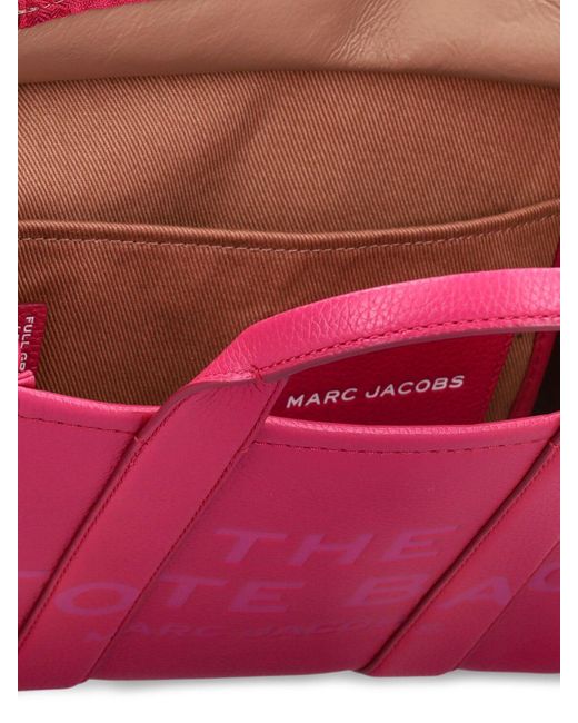 Bolso the small tote de piel Marc Jacobs de color Pink