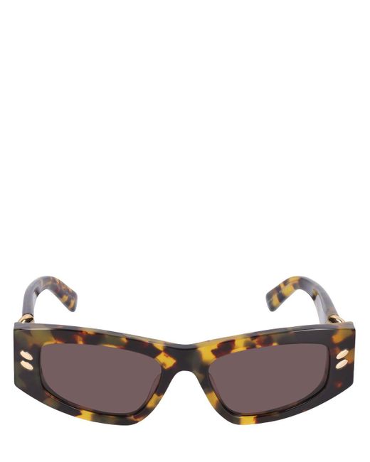 Gafas de sol cuadradas de acetato Stella McCartney de color Brown
