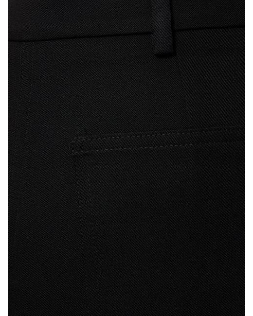 Enya straight wool pants di Nili Lotan in Black