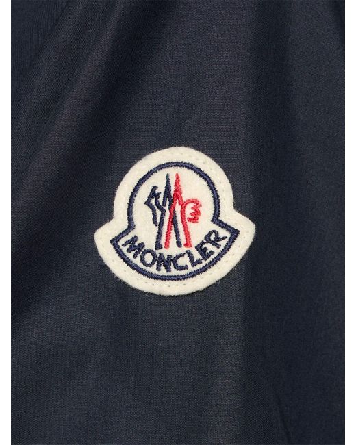 Moncler Meudon ロングパーカー ブルー | Lyst