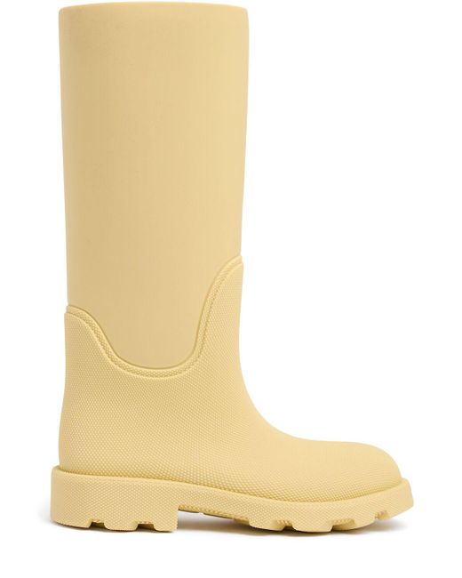 Botas de goma para lluvia 33mm Burberry de color Yellow
