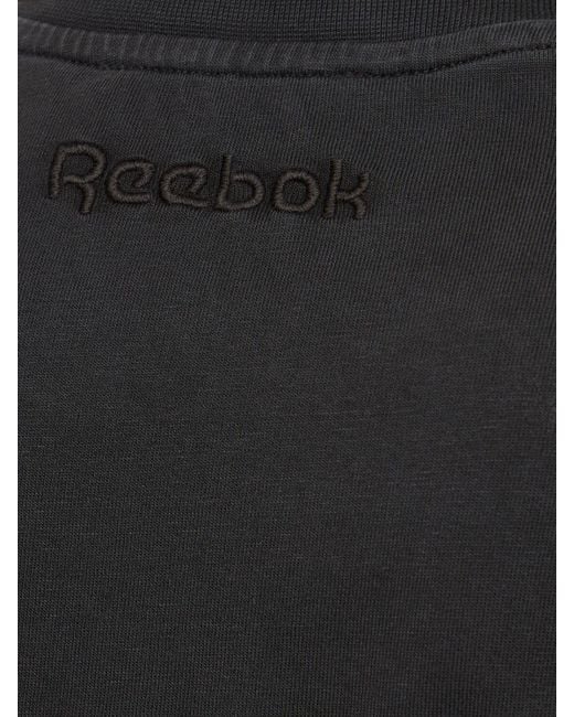 メンズ Reebok オーバーサイズtシャツ Black