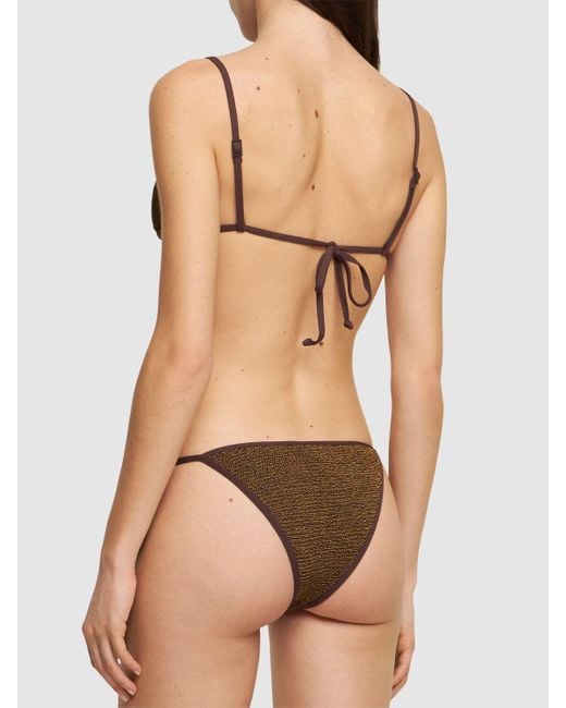 Bondeye Brown Luana Triangle Bikini Top