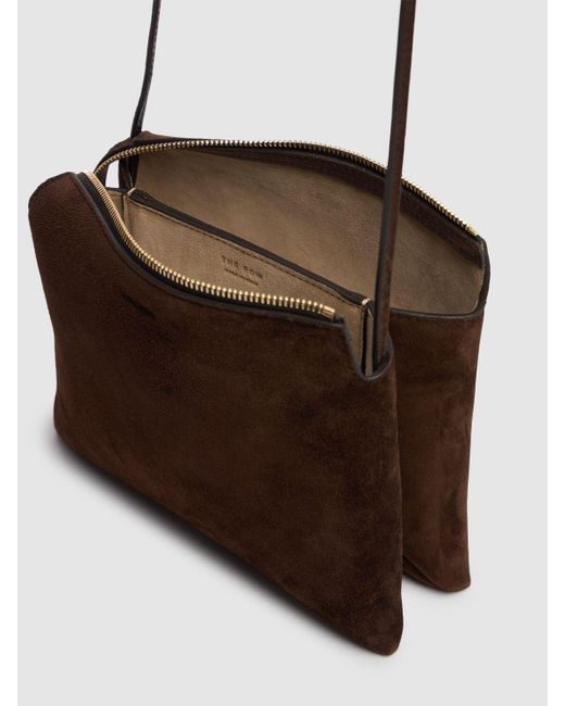 関税込み】The Row ブラウン ミニ Nu スエード ツインバッグ 関税込み】The Row ブラウン ミニ Nu スエード ツインバッグ