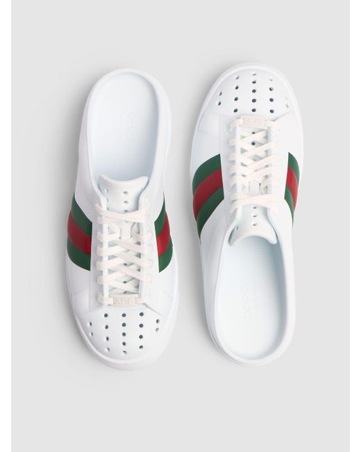 Gucci Ace ラバーミュール 28mm White