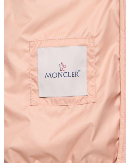 Moncler Fegeo Hooded Tech Windbreaker Jacket Pink