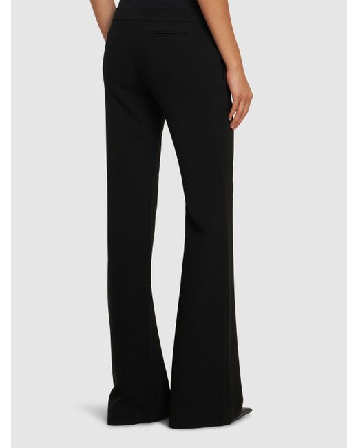 Moschino Stretch Crepe Flared Pants