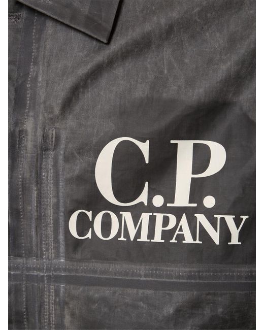 C P Company Black Toob-two Jacket for men