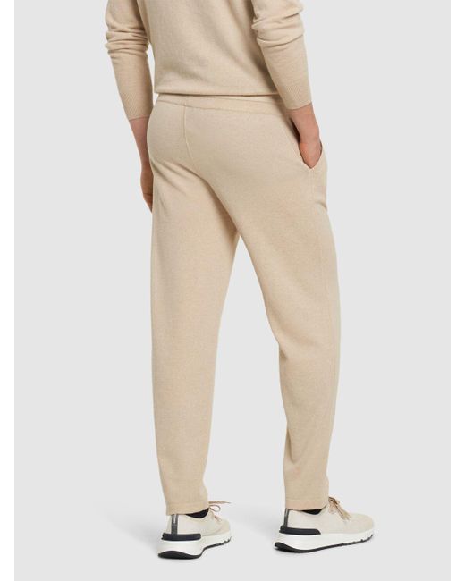 Loro Piana Natural Merano Cashmere Sweatpants for men