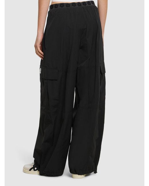 Pantalon cargo en coton mélangé boke KENZO en coloris Black