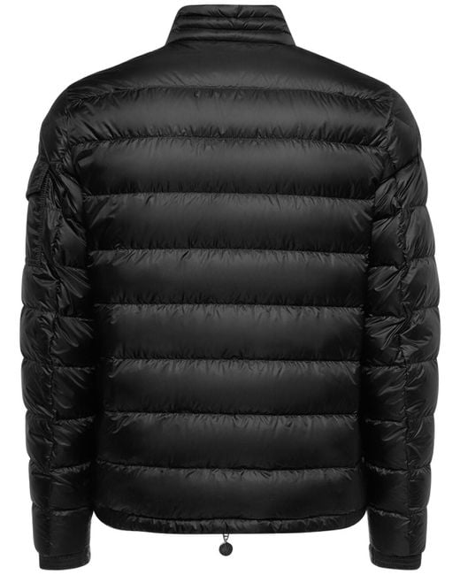 Moncler Agay Short Nylon Down Jacket in Black for Men Lyst UK