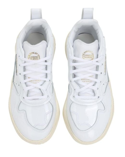 adidas originals supercourt rx leather sneakers