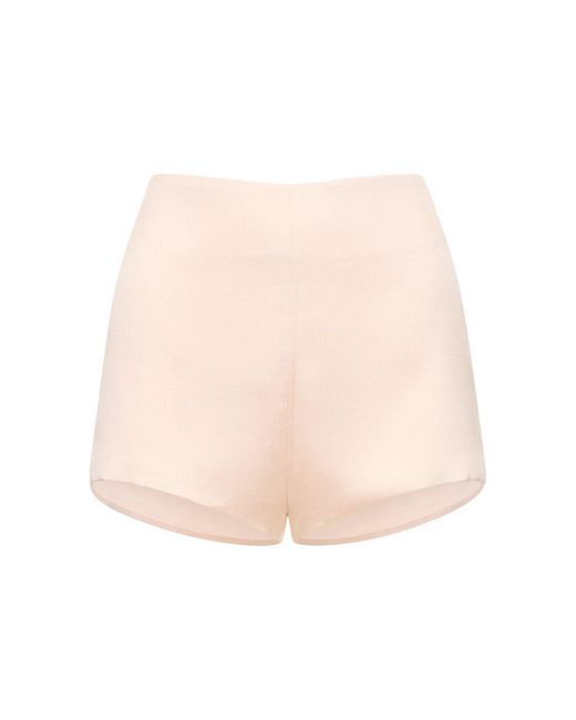 ANDAMANE Natural Polly High Waisted Shorts