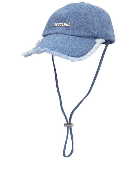 Gorra de algodón Jacquemus de hombre de color Blue