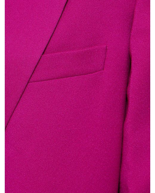 ANDAMANE Pink Oversized Blazer Aus Kreppsatin "guia"