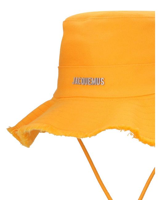 Jacquemus Hut Aus Baumwolle "le Bob Artichaut" in Orange für Herren