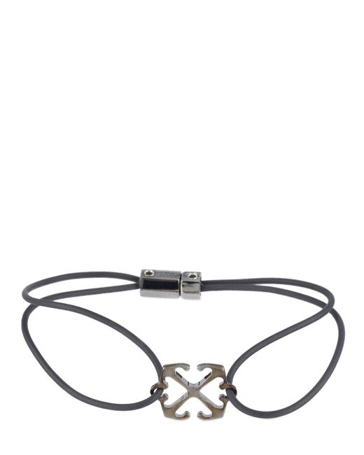 Off-White c/o Virgil Abloh Metallic Arrow Cable Brass Bracelet for men