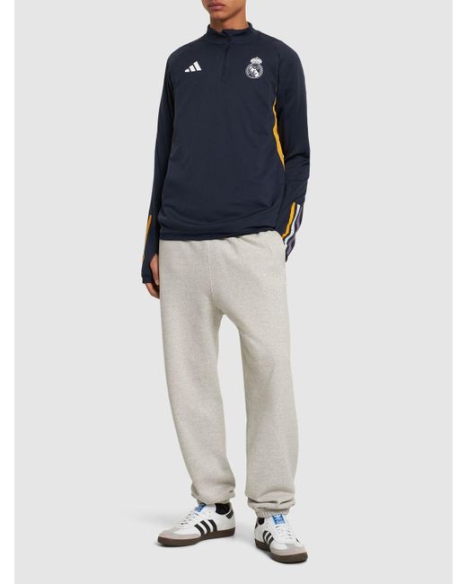 Veste de survêtet real madrid Adidas Originals pour homme en coloris Blue