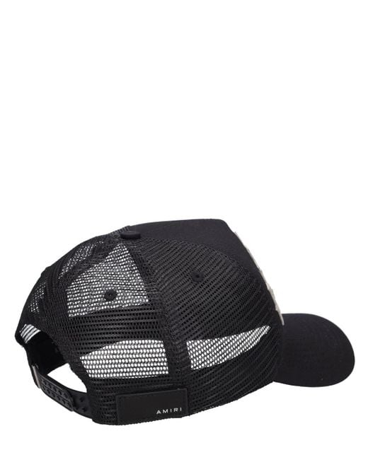 Cappello baseball in cotone di Amiri in Black da Uomo