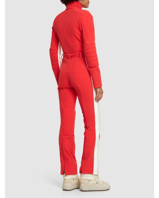 Bogner Red Talisha High Neck Long Sleeve Ski Suit