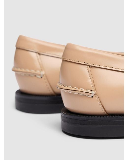 Sebago Natural Classic Dan Pigt Leather Loafers